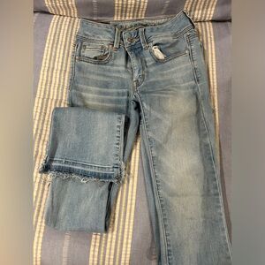 American Eagle Kick Boot Jeans sz 00 Short
